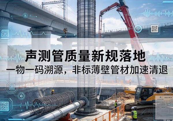 隆子声测管质量新规落地，一物一码溯源，非标薄壁管材加速清退