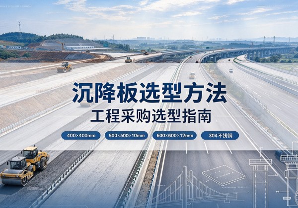 隆子沉降板选择方法
